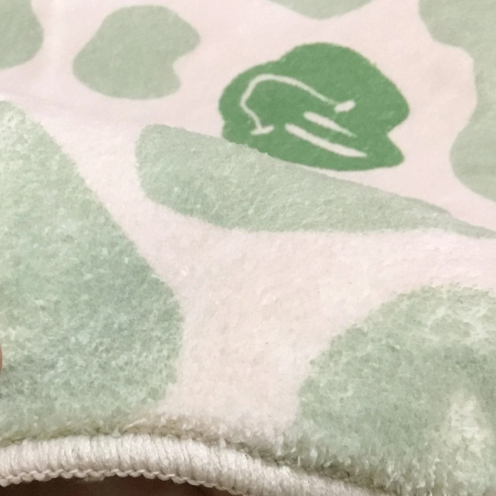 Sage Green Smiley Cow Print Carpet Funky Danish Pastel Decor Floor Mats Cottage core Living Room Modern Minimalist Plus Area Rug