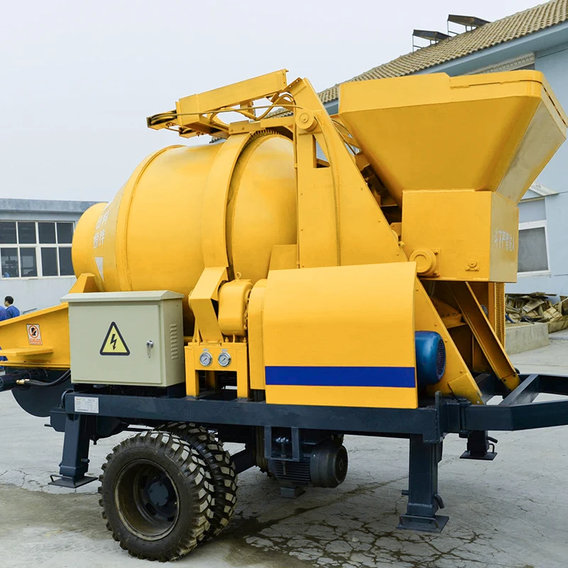China Factory Portable Diesel Small Concrete Mixer 400L 350L 500L Diesel Engine Concrete Mixer Machine with Pump