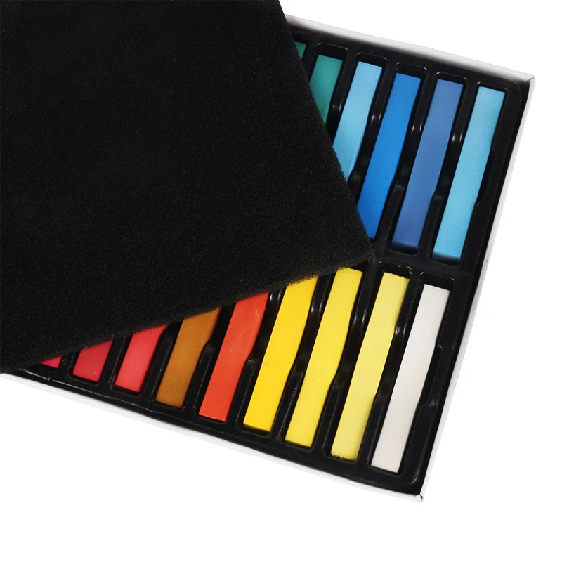 yougou Chalk 12 24 36 color set - Secondary Hair stick Crayon Color Painting Powder