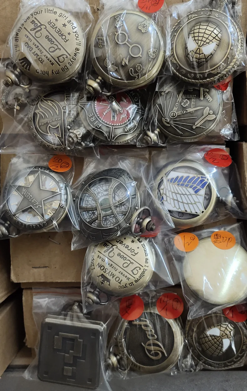 Men Pocket Watch Vintage Roman Numerals Quartz Watch Clock With Chain Antique Jewelry Pendant Necklace Gifts For Father