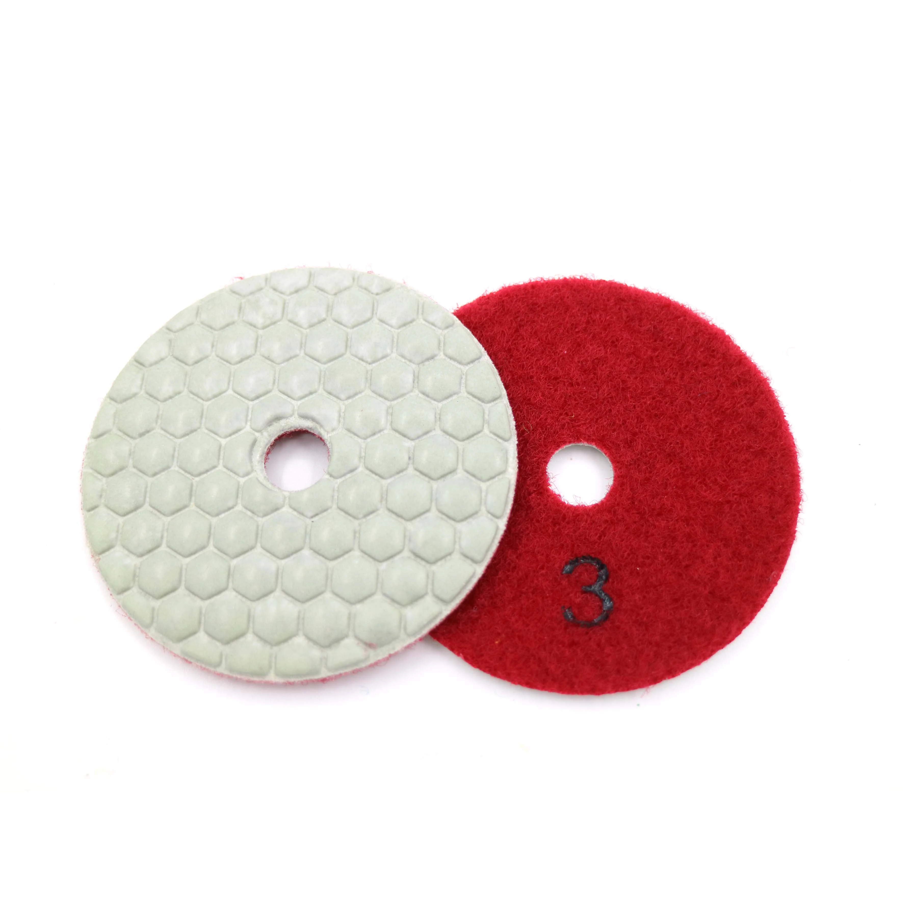 4inch Wet or Dry Use Steps Diamond Polishing Pad for Concrete and Granite Grinding 3 Years Carton Box 40#-2000# Accep CN;ZHE