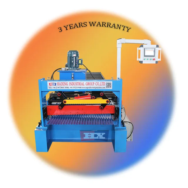 Haixing Metal Roof Roll Forming Corrugated Sheet Making Machine