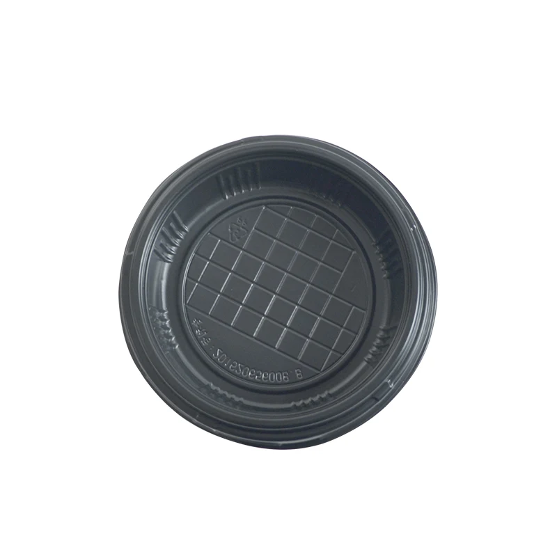 Factory Compostable Disposable 3-layers Paper Bowl With Lid Insert Tray Hot Food Plates Bowls