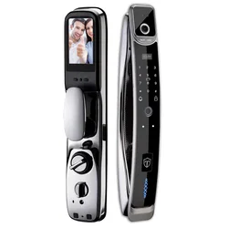 Smart Door Lock With Video Intercom Face Recognition Fingerprint Password IC Card Unlock Wifi Digital lock
