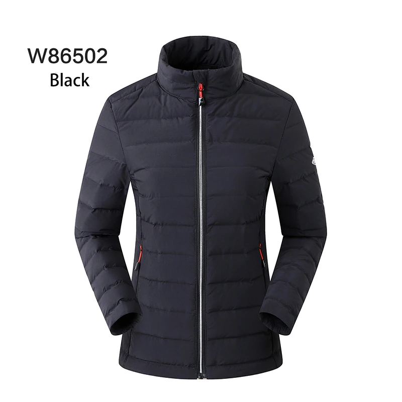 
Winter Zipper Style Fashion Wholesale Quality Light Duck Down Hiking Ski Down Jacket 