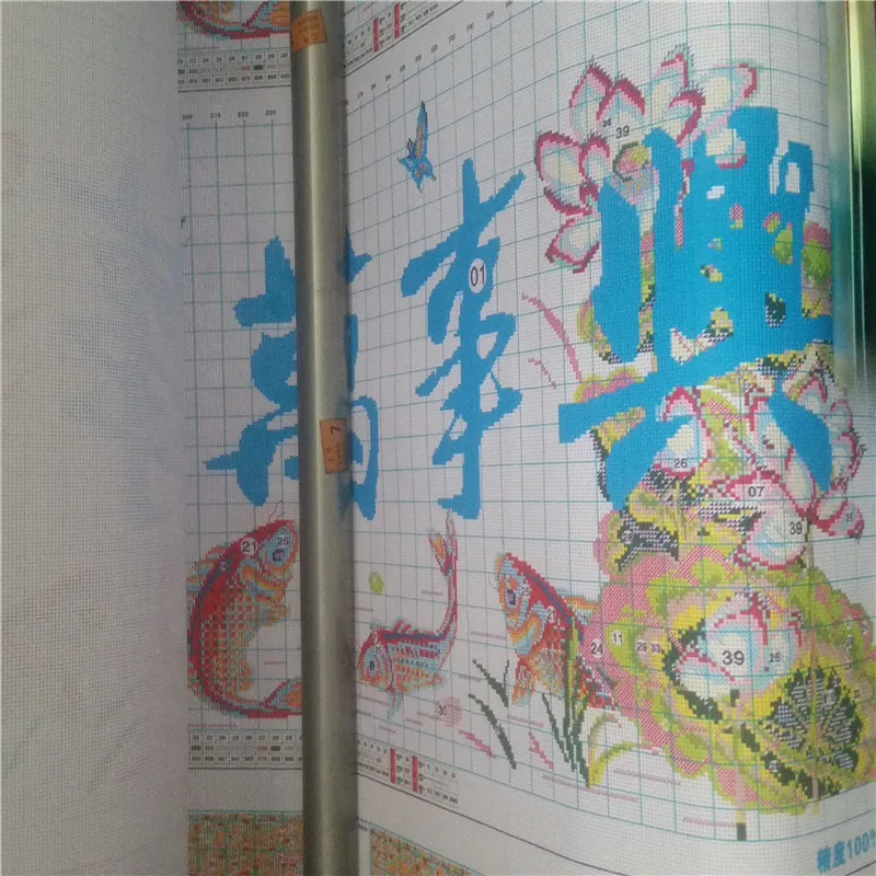 1.5M Wide Small Grid 14CT 100% Cotton Embroidery Cross Stitch Fabric Canvas DIY Needlework Sewing Handcraft