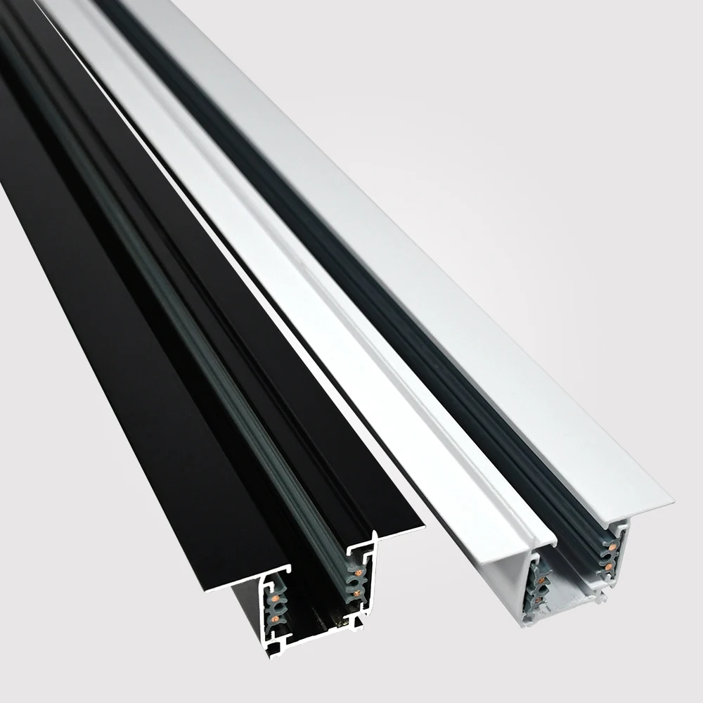  4 провода трек 3 Wires1m 03m 2m 3mblack Встраиваемая трековая