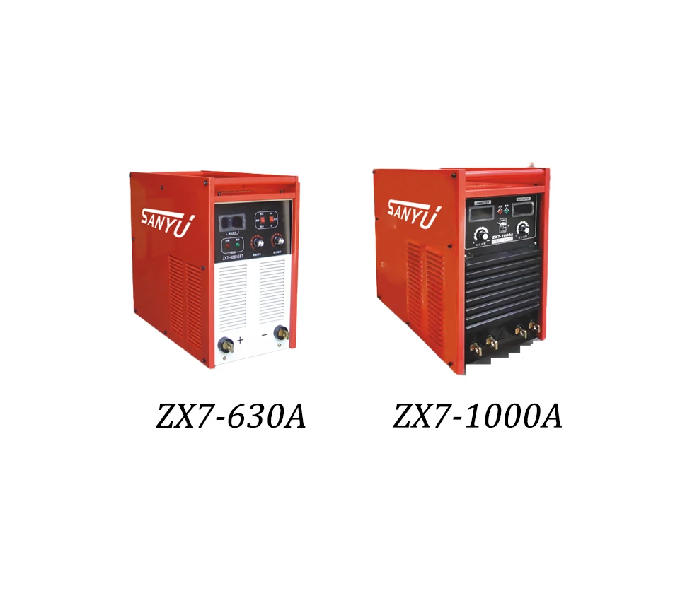 SANYU dual module Igbt Dc Arc Welder Equipment Portable Inverter Mma ZX7- 400 500 630 1000 A Welding machine