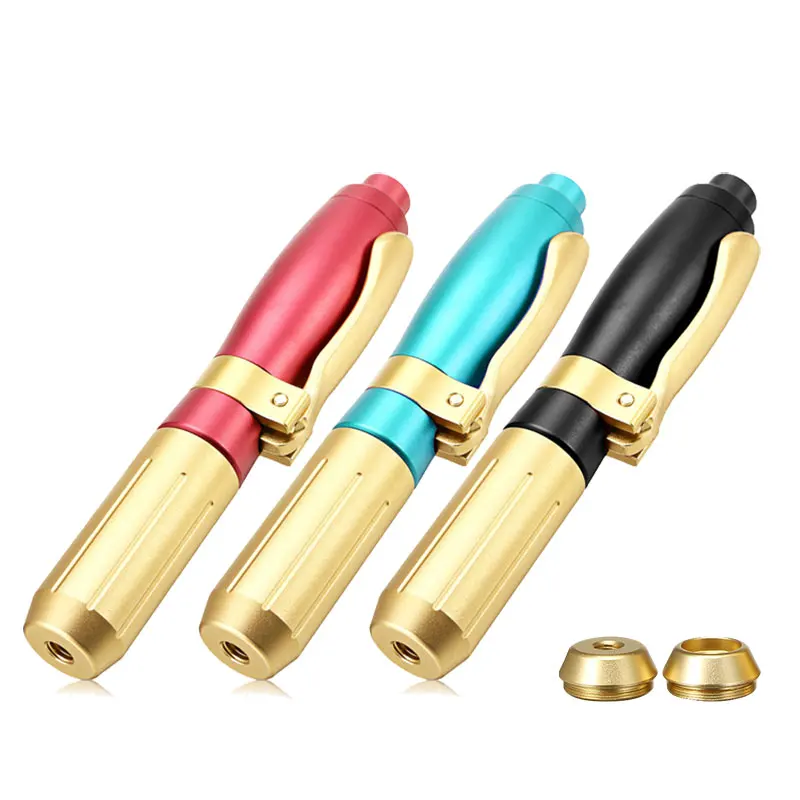 Popular new hyaluronic pen no needle injection gold gun for face filler with free ampoule Made in Korea
