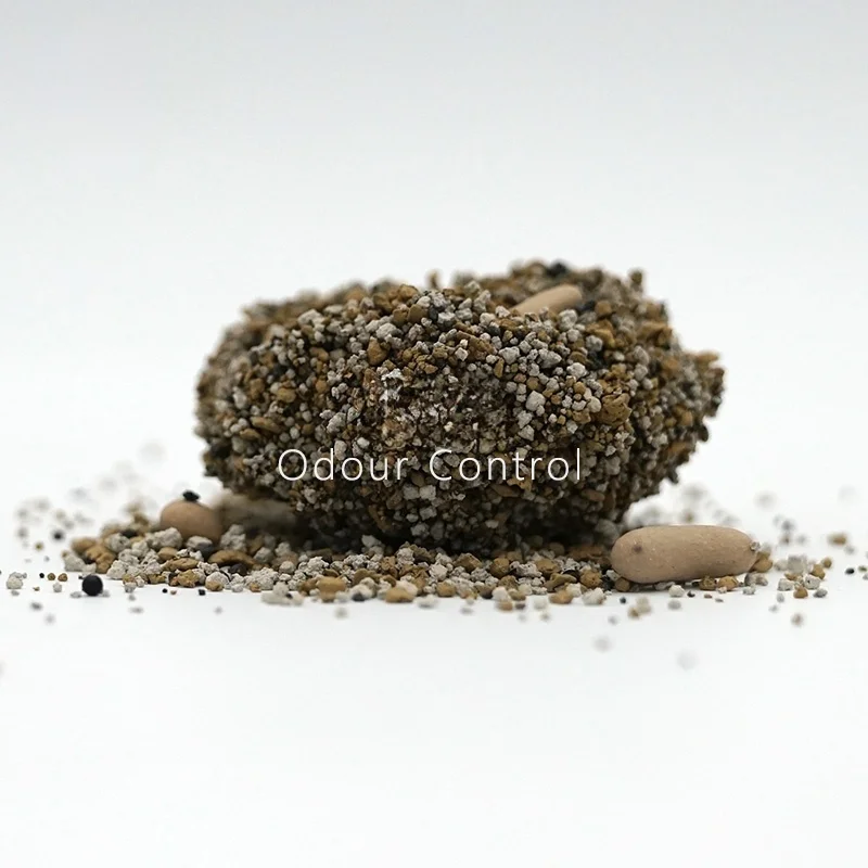 OEM Factory 1-3mm dust free strong clumping arena para gato colorful ball shape Premium Bentonite cat litter