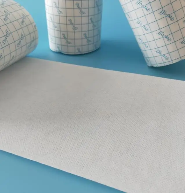 medical non woven dressing retention tape hypafix extensible fixation plaster roll