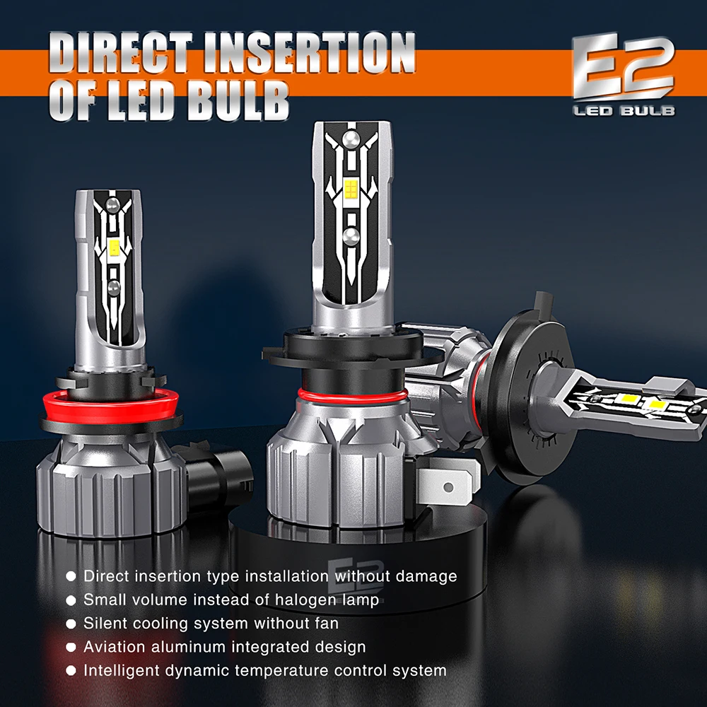 Newest Motorcycle Lighting System H4 H7 H11 With GC-5530 LED Chips 20W 4000LM For Car Motorcycle LED Headlight Lighting