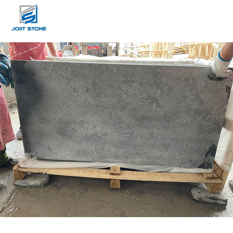 Popular 800x400mm Sandblasted Blue Stone Tile Price