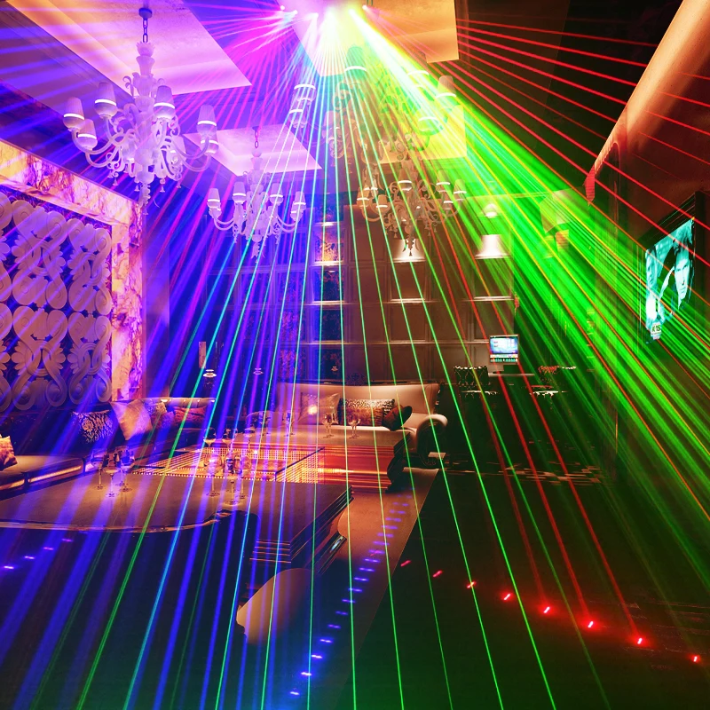 Popular RGB programmable  beam lights show text laser projector for party disco galaxy laser projector light for Christmas