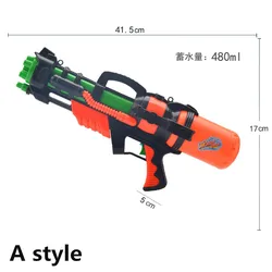 Wholesale kids outdoor toy pistol kids play water park water plastic bullet blaster spray gun toys