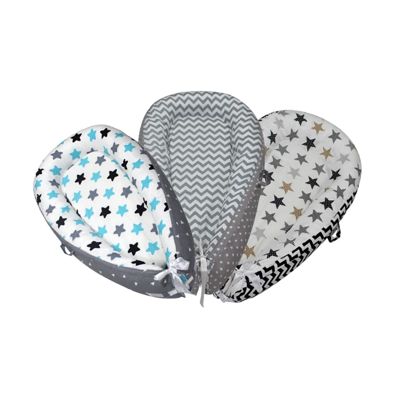 
High quality Soft Newborn Baby Nest Sleeping Bassinet for Bed Portable Baby Lounger 