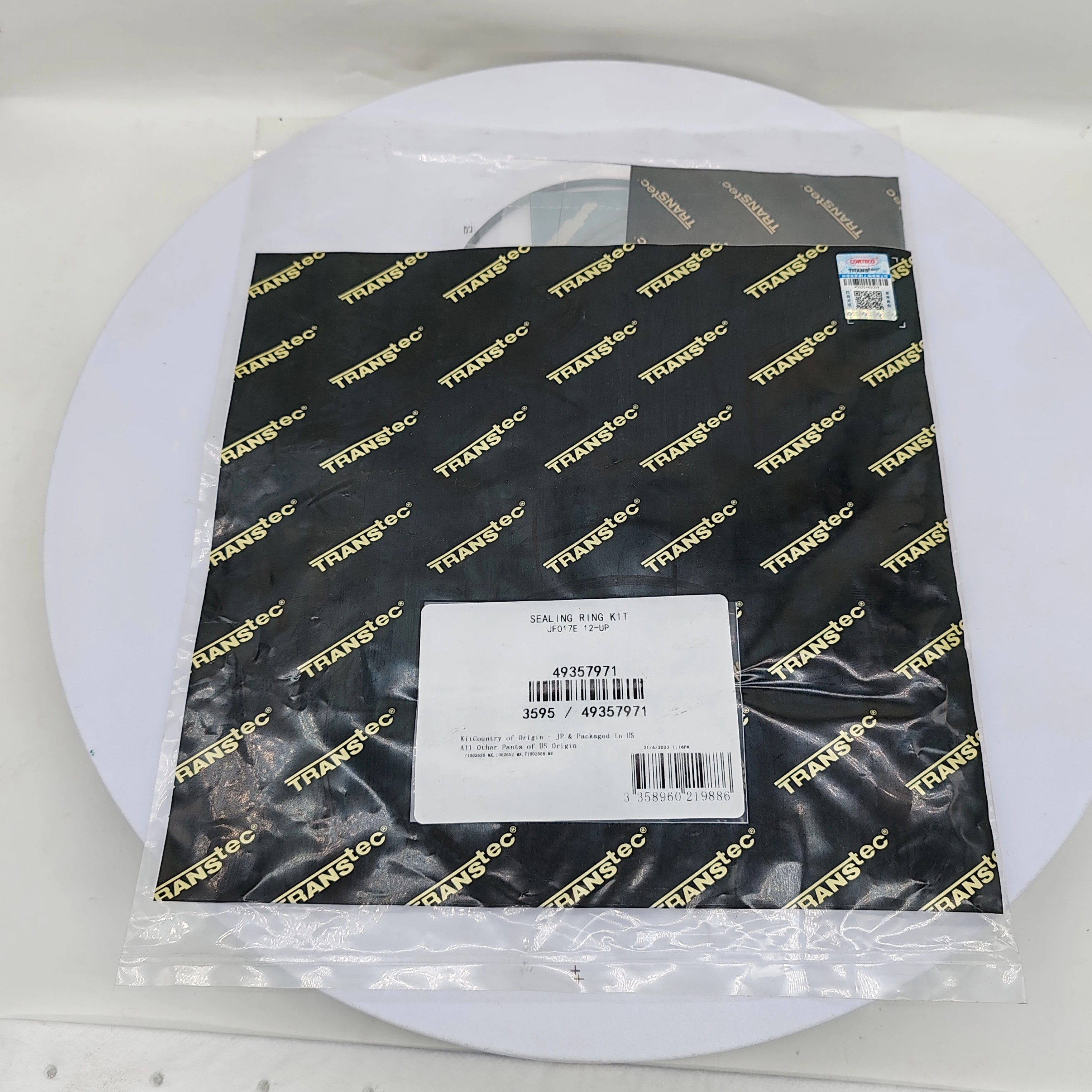 High quality Nissan CVT JF017E sealing ring kit for nissan JF017E RE0F10D 2.0L.2.5L OE 49357971 2012 NEW