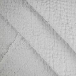 High quality solid dyed woven 26S 100% cotton waffle fabric for clothing dress 230gsm