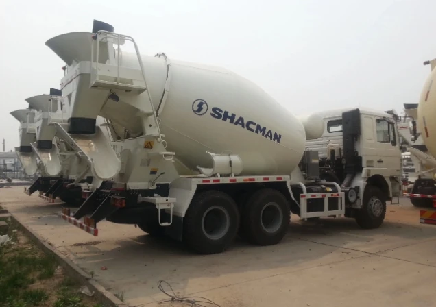 China Shacman 6*4 8m3 10m3 Cement Concrete Mixer Truck Price
