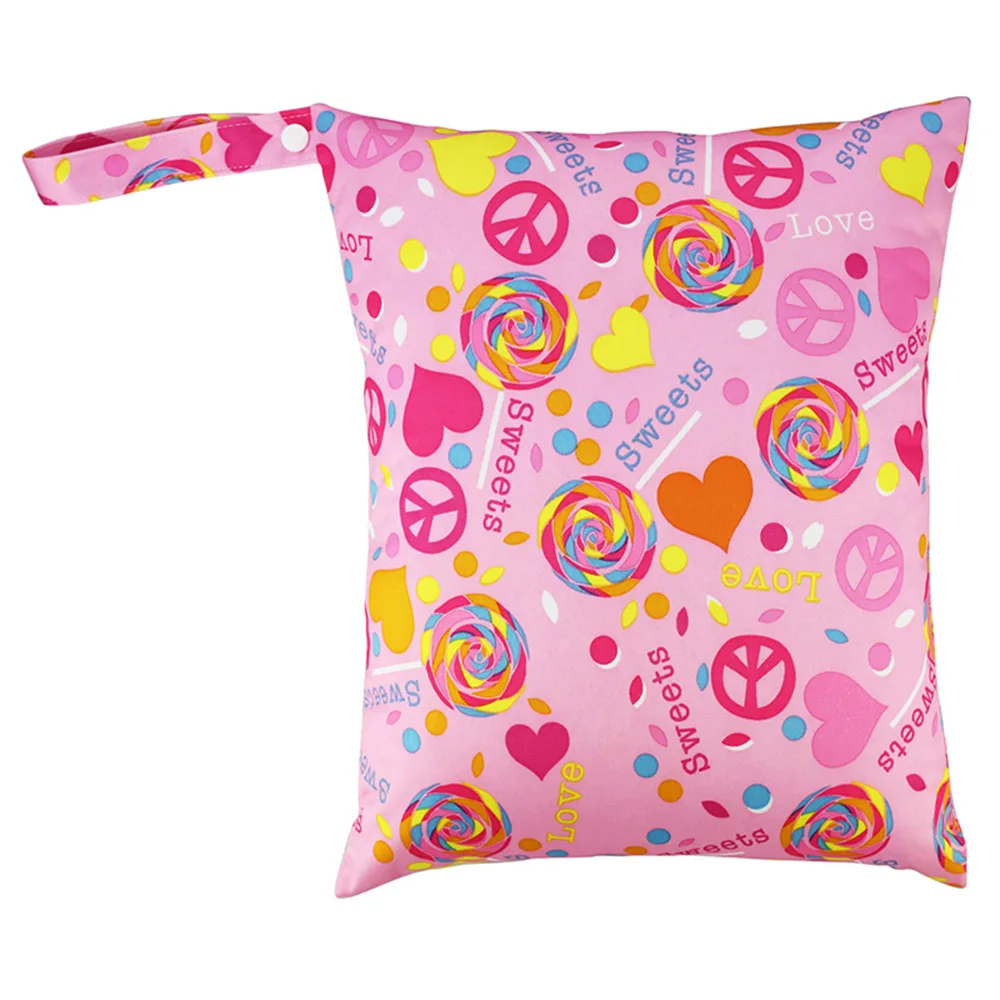 ЭК. Чист. Водонепроницаемые Влажные Сумки для подгузников с двумя молниями