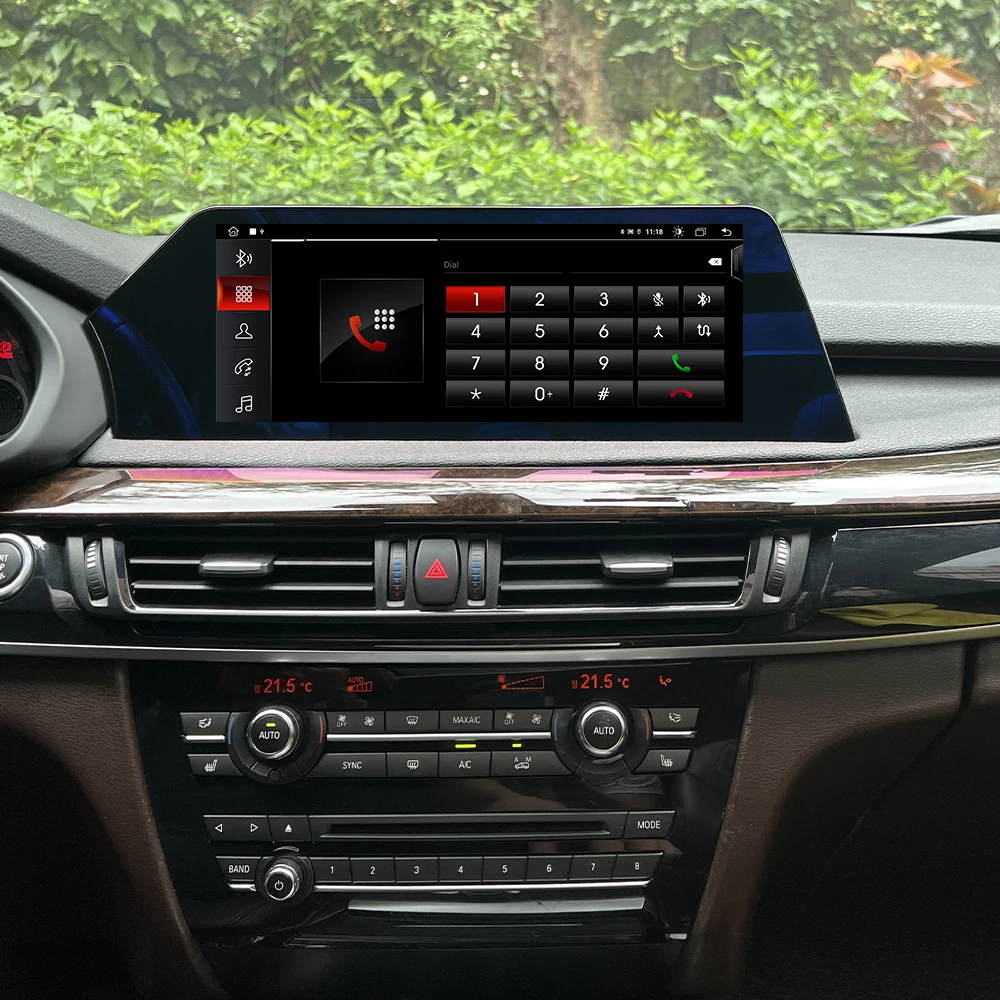 12.3'Carplay For Bmw X5 X6 F15 2014-2018 Android 13 GPS navi Multimedia Player Wireless Car Radio Head Unit HD Blu-ray Screen
