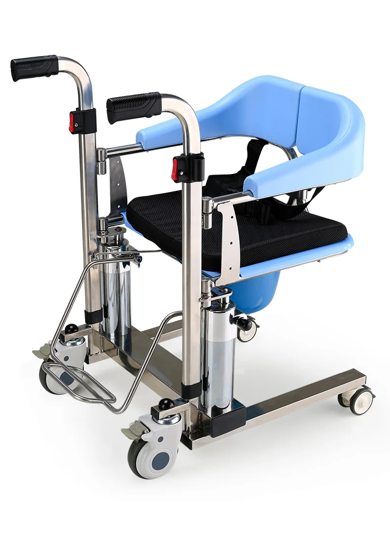 Hot Selling Wheelchair With Toilet Seat Light Weight Aluminium Wheelchairs Foldable Shower Wheelchair