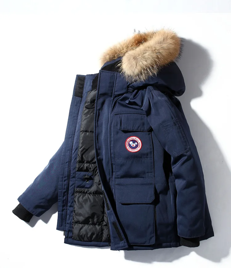 Мужская куртка из гусиного пуха jacktown, толстое уличное зимнее пальто для влюбленных, популярная куртка