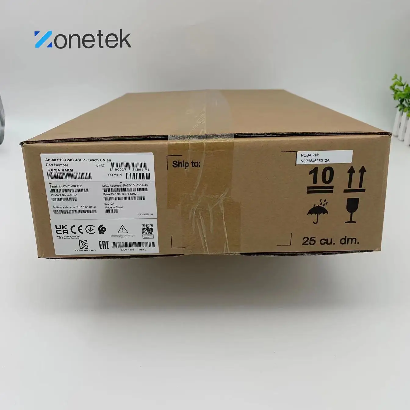 Brand New hpe aruba instant on 1960 24-Port Gb 10GBase Smart Switch JL806A with best price