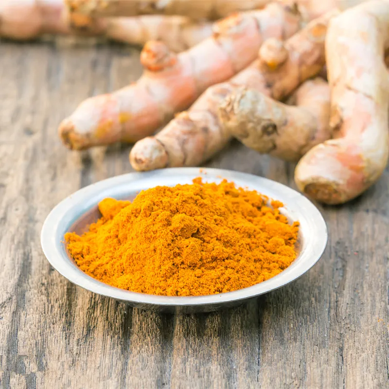 Wholesale Price Yellow Sliced Turmeric Root Hot-Tasting Raw Herb Spice Finger Cut Dried Pepper and Chili Cube Pattern