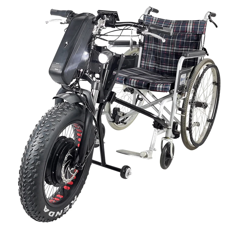 Hot design Electric Wheelchair motor kit Lightweight Wheelchair motor kit Disabled Foldable Power cargo bike diy e wheelchair
