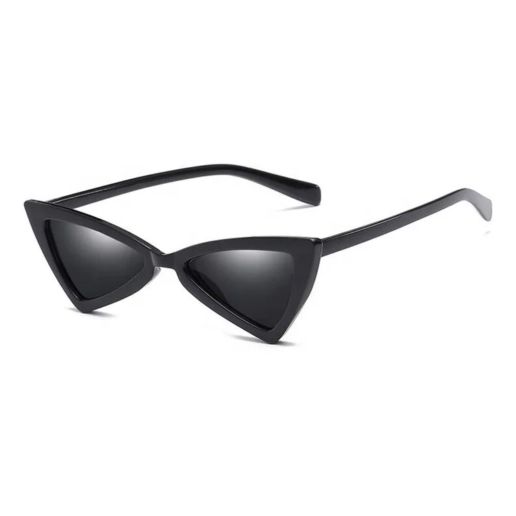 Multi Colored Custom Sun Glasses Eyewear Plastic Red Triangle Sunglasses