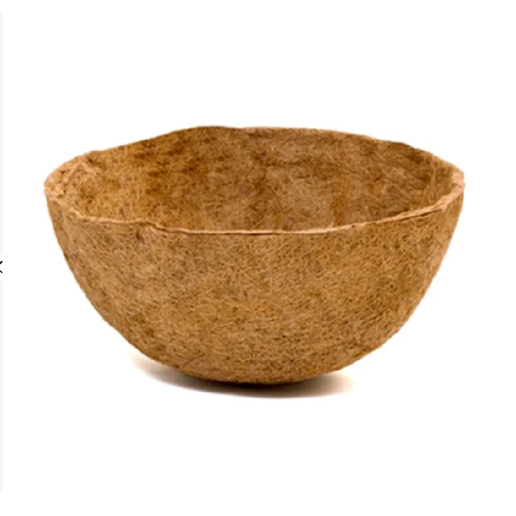 
10 inch coconut coir fiber hanging wall basket decor 