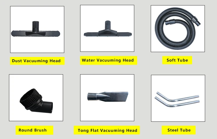 Мощный всасывающий автомобильный пылесос в американском стиле 2000 Вт 60 л