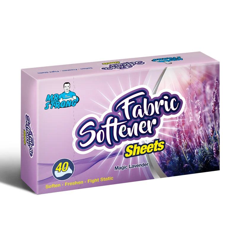 Ultra fragrant hypoallergenic fabric softener sheets with essential oil