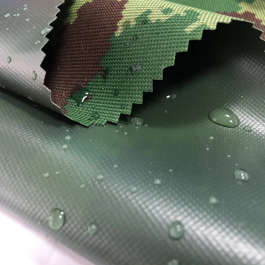 
Popular New Designed 600D Polyester Camouflage Printed Oxford Military Fabric With PVC Backing 