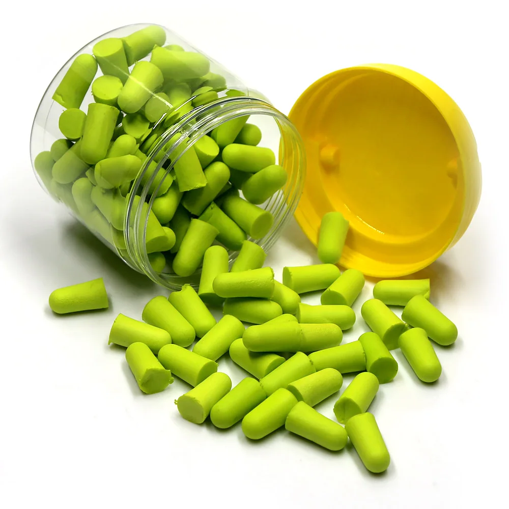 60 Pairs Soft  Disposable noise  earplugs with bottle
