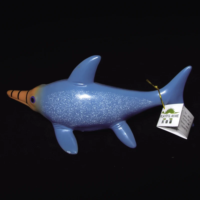 Kiya  Soft Rubber ichthyosaur miniature rubber animals inflatable animal toys set stuffed wild animales toy