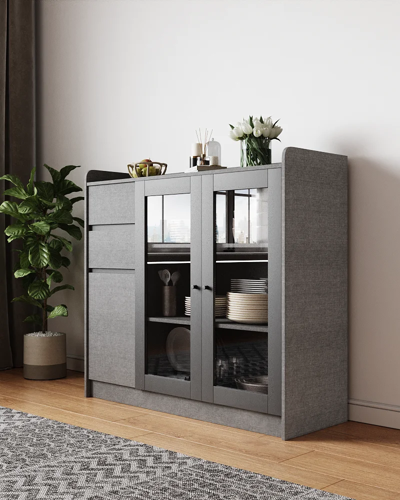 Dinning Room Wooden Storage Cupboards Organizer Home Luxury Kitchen Cabinet Modern Designs With Drawers