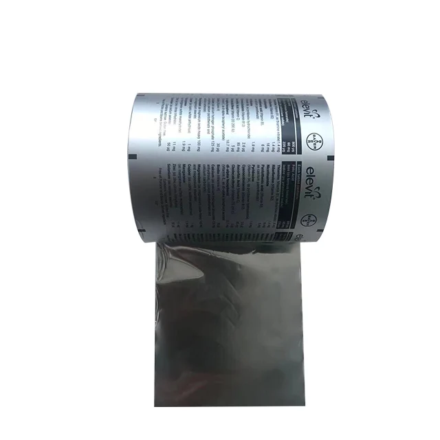 Alu Blister for Pharmaceutical 20 Mic Hard Alloy 8011 With PVC HSL on Bright Side Print Primer Dull