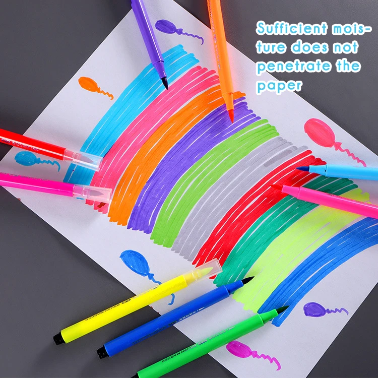 Wholesale Custom Logo 12/24/36/48 Colors Liquid Chalk Fluorescent Maker Pens Marker Pen Set