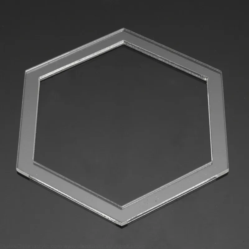 Acrylic Hexagon Ruler Acrylic Template Ruler Clear Lucite Quilting Rulers