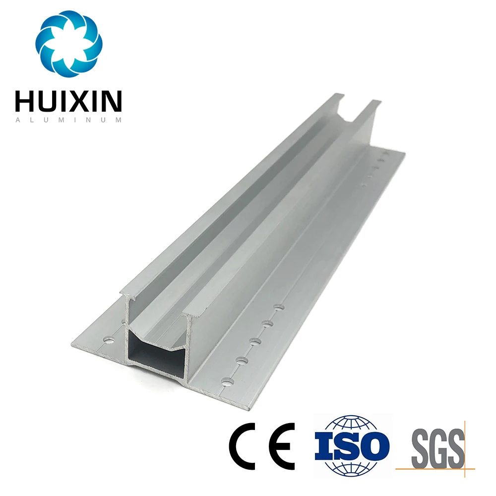 Pv Solar Panel Tile Roof Aluminum Bracket System Solar Mounting Aluminium Rail