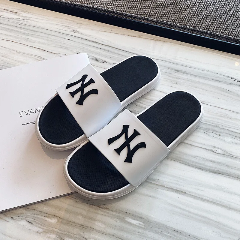 2024 Шлепанцы мужские летние модные шлепанцы уличные Нескользящие пляжные туфли Модные Отличительные