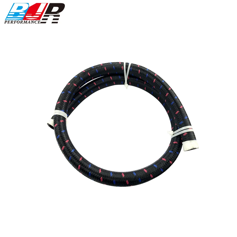 BJR Fuel Nylon Braided Hose High Temperature Flexible Connection Line BJR0723-6-M AN6