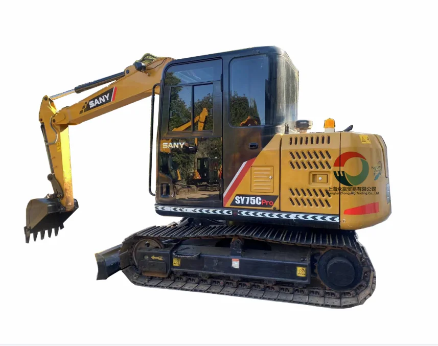 Sany 75c 2021year Used Sany Sy75c sy60 used Excavator 7ton Mini Excavator Sany Sy60c 75c 95c 135c 215c 235c Good Condition