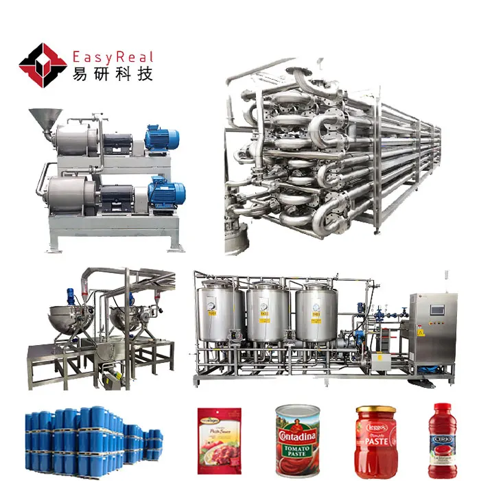 Автоматическая полуавтоматическая машина для производства соусов и кетчупов