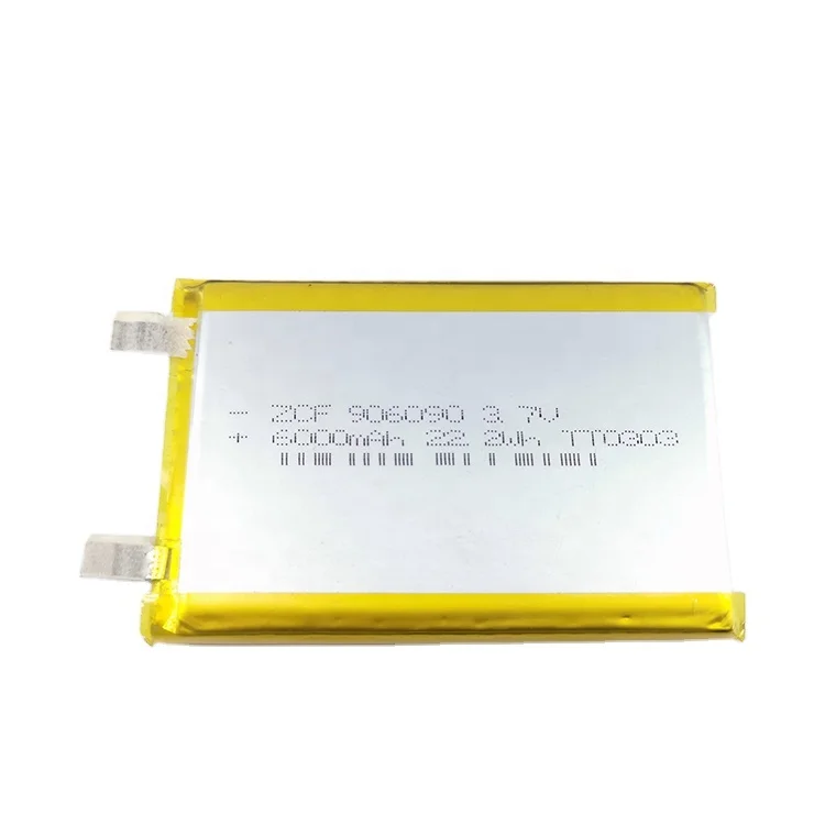 Polymer Li-ion Battery ZCF 906090 3.7V 6Ah 6000mAh Battery Lithium Polymer Batteries for GPS Tracker