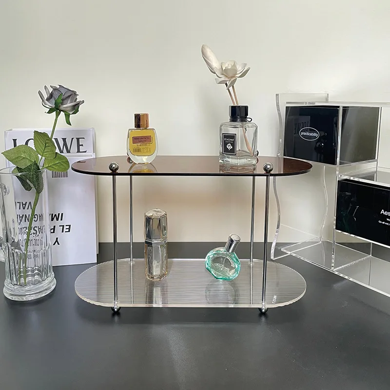 Factory Wholesale Open Display Rack Detachable Acrylic Storage Rack Household Bedroom Cosmetics Storage Rack