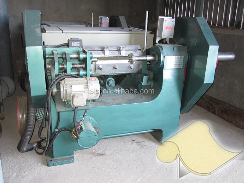 Manufacturer Wooden Veneer Cutting Machine  Ice Cream Coffee Stick Rotary Cutting Machine Wood Cutter Equipment