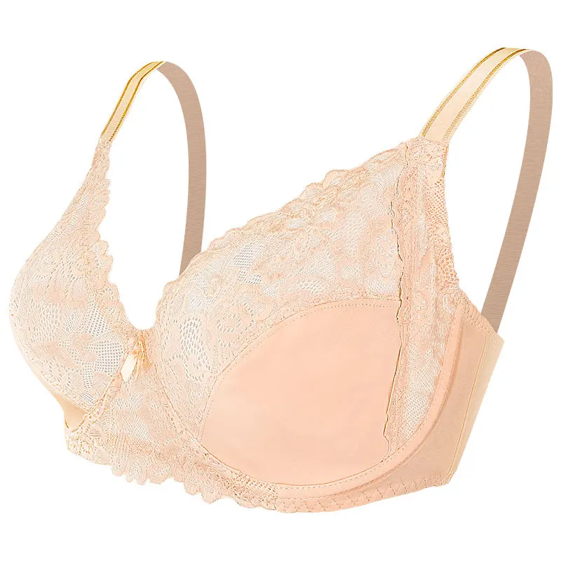Hot Sexy Floral Back Closure Ladies Lace Push Up Bra woman embroidery push up lace bra plus size sexy underwire triangle bra